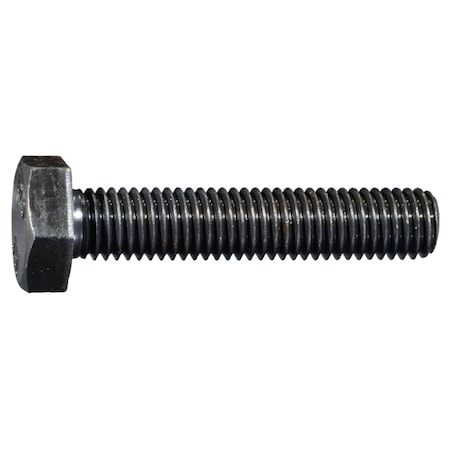 Midwest Fastener Class 10.9, M10-1.50 Hex Head Cap Screw, Plain Steel, 50 mm L, 6 PK 73805